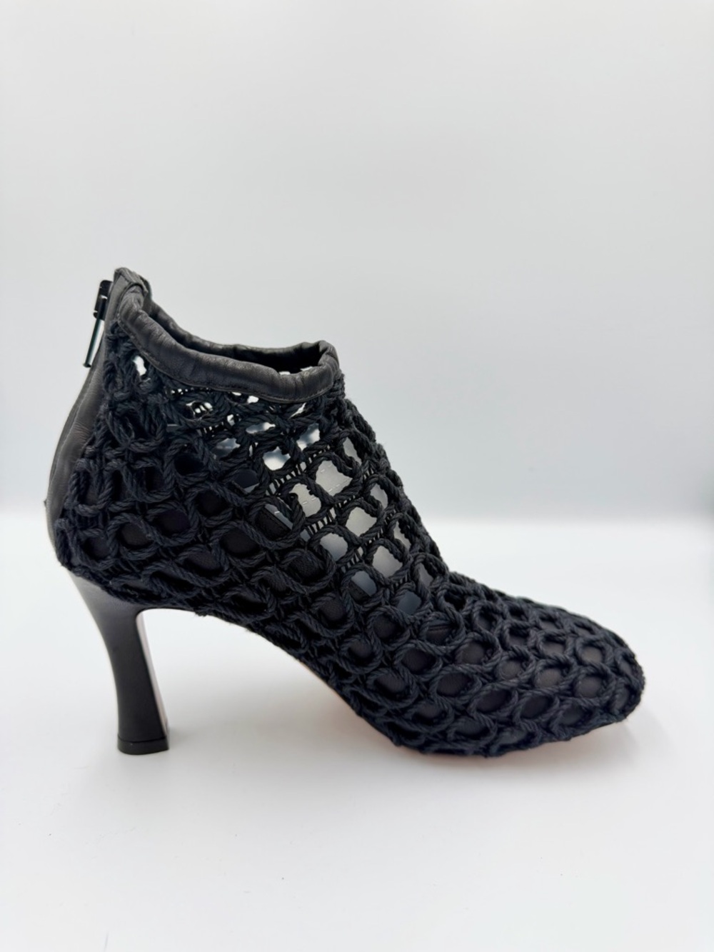 Celine by Phoebe Philo Macramé Netted Ankle Boots - Picture 4 of 8